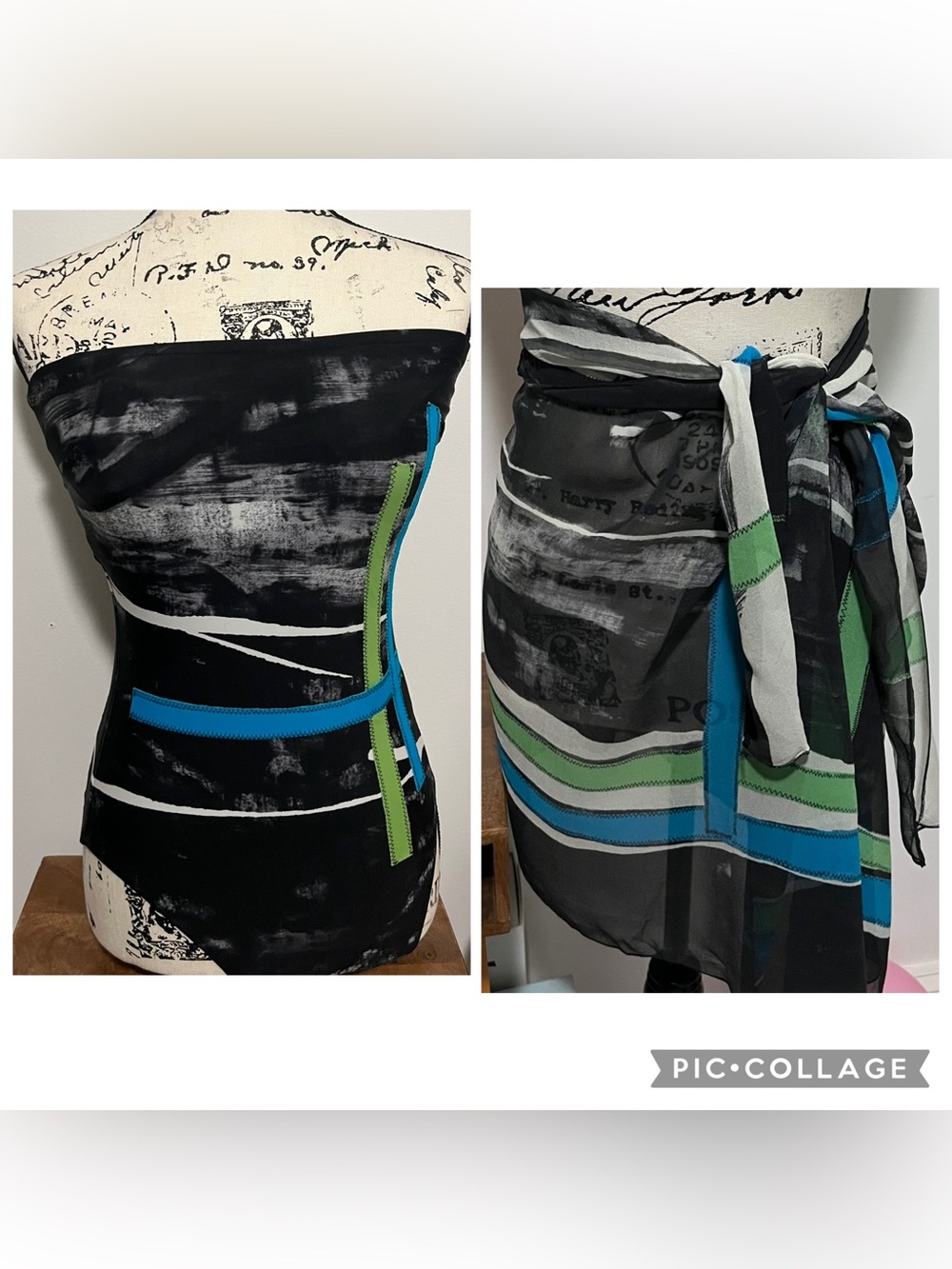 Gideon Oberson Swimsuit and Silk Cover-up!